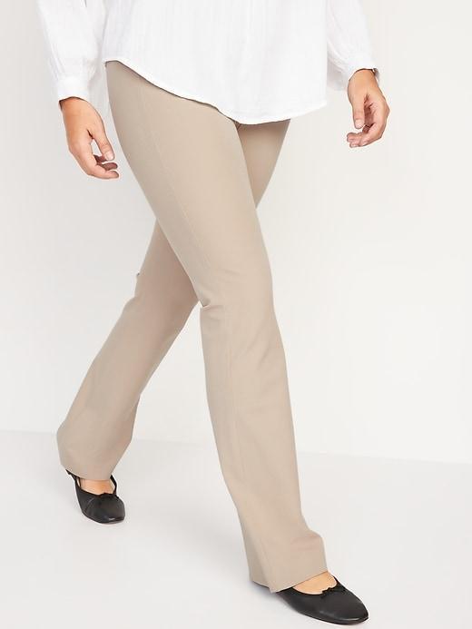 High-Waisted Pixie Flare Pants Product Image