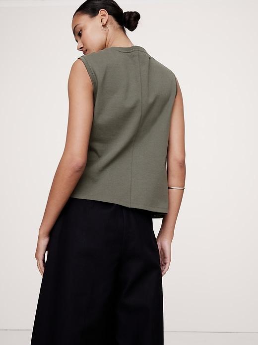 Cotton Draped Tank Product Image