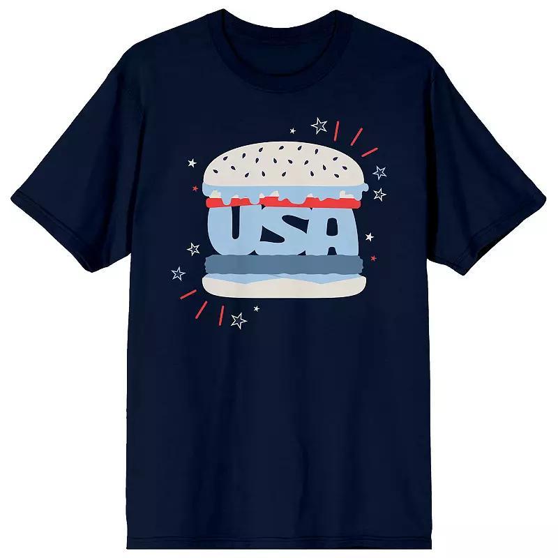 Mens Americana USA Hamburger Tee Product Image