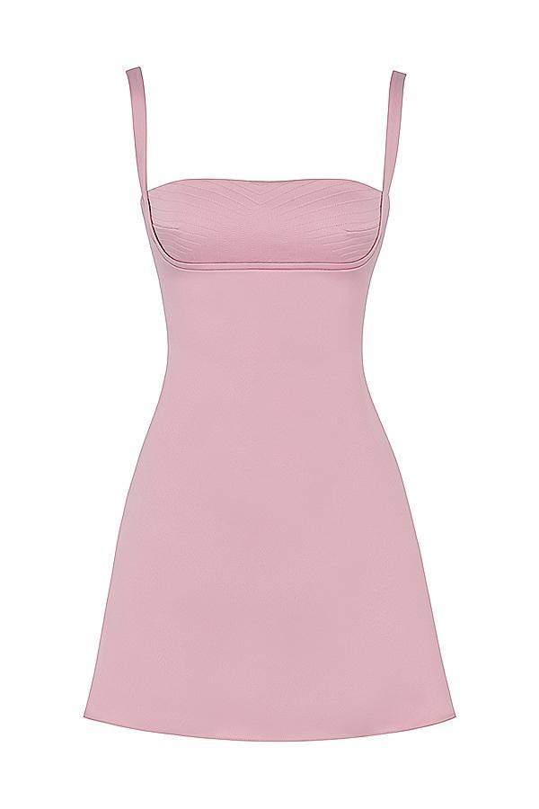 Kara Pink Quartz Mini Dress Product Image