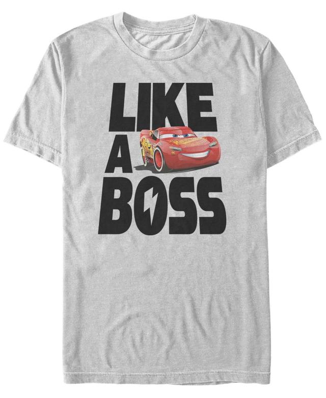 Disney Pixar Mens Cars 3 McQueen Like a Boss, Short Sleeve T-Shirt Product Image