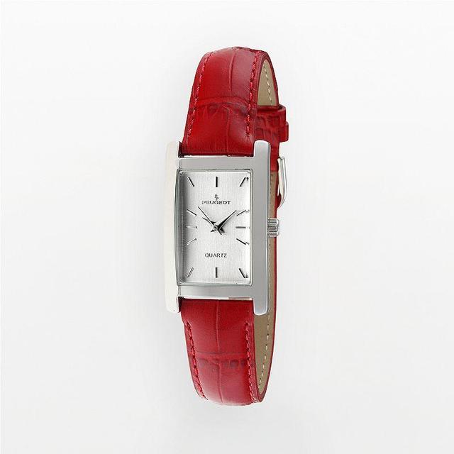 Peugeot Womens Leather Watch - 3008RD, Red Product Image