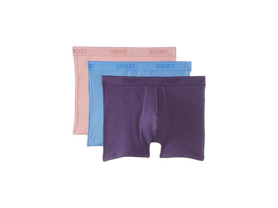 2(X)IST 3-Pack ESSENTIAL No-Show Trunk (Tattoo/Top O The Morning/Pressed Rose) Men's Underwear Product Image