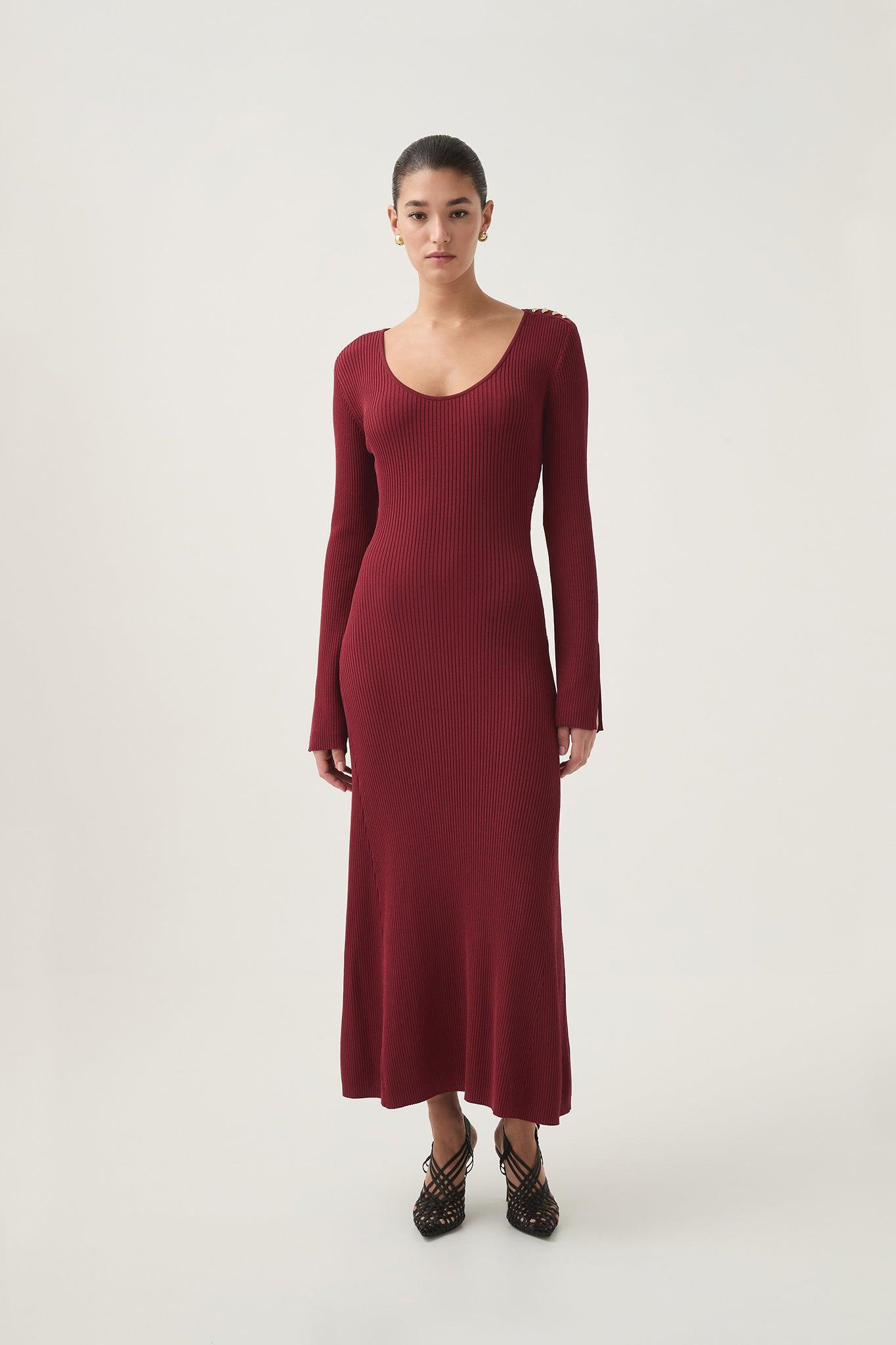 Zeitgeist Knit Midi Dress Product Image