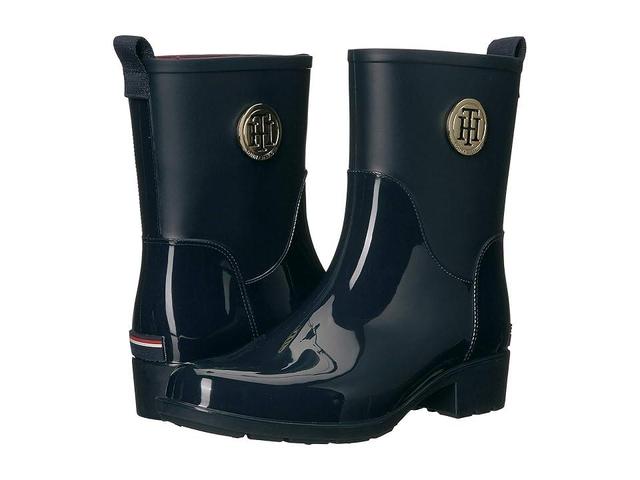 Tommy Hilfiger Womens Kippa Pull On Narrow Calf Rain Boots Product Image