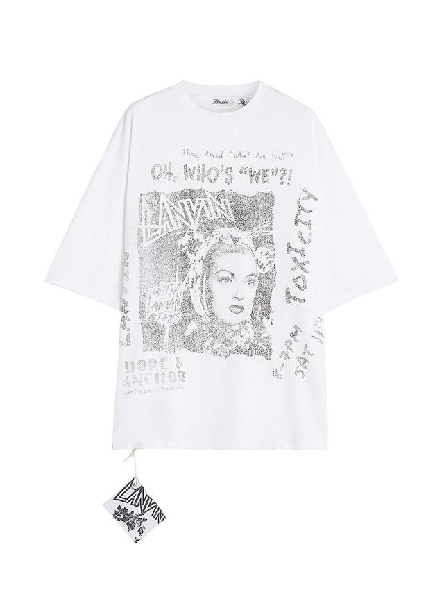 Mens Lanvin x Future Unisex Loose-Fit Printed T-Shirt Product Image