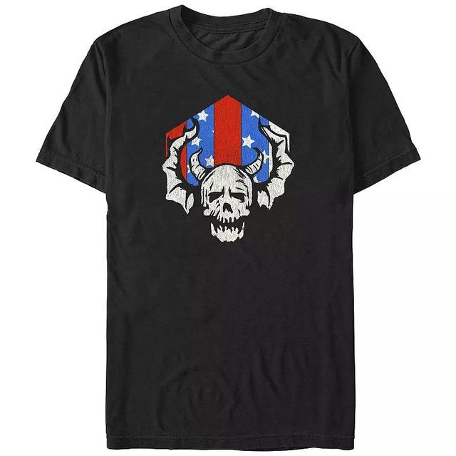 Big & Tall Stranger Things Hellfire Americana Graphic Tee, Mens Product Image