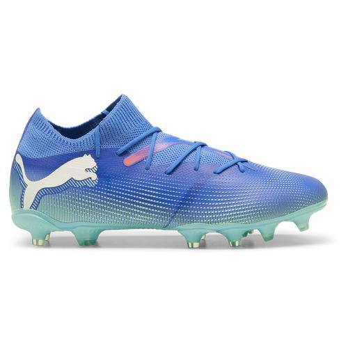 PUMA Mens Future 7 Match FG/AG - Soccer Shoes Teal/Blue Product Image