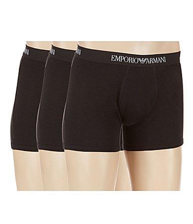 Mens Pure Cotton 3-Pack Boxer Briefs Product Image