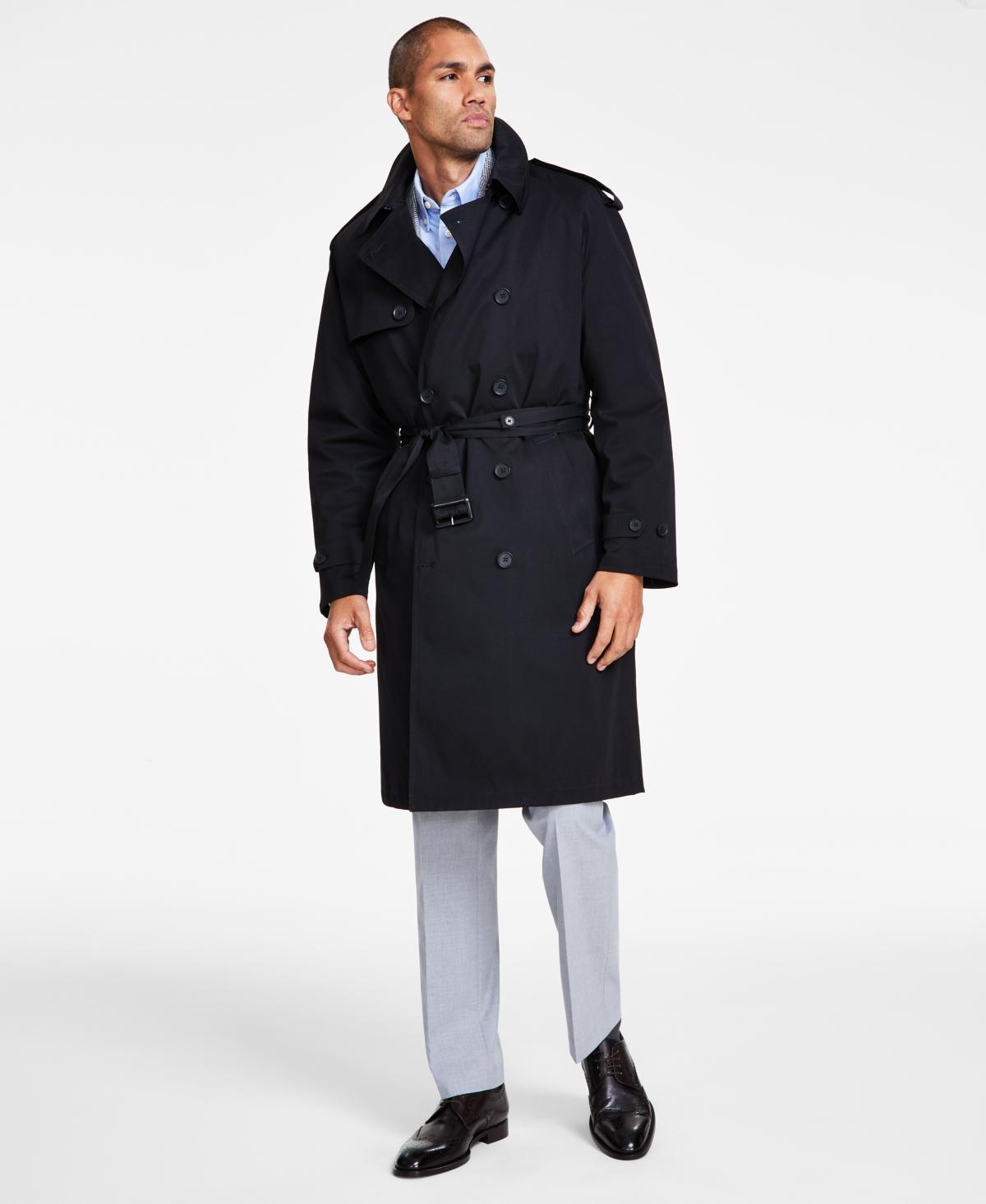 Michael Kors Mens Classic-Fit Trench Coat Product Image