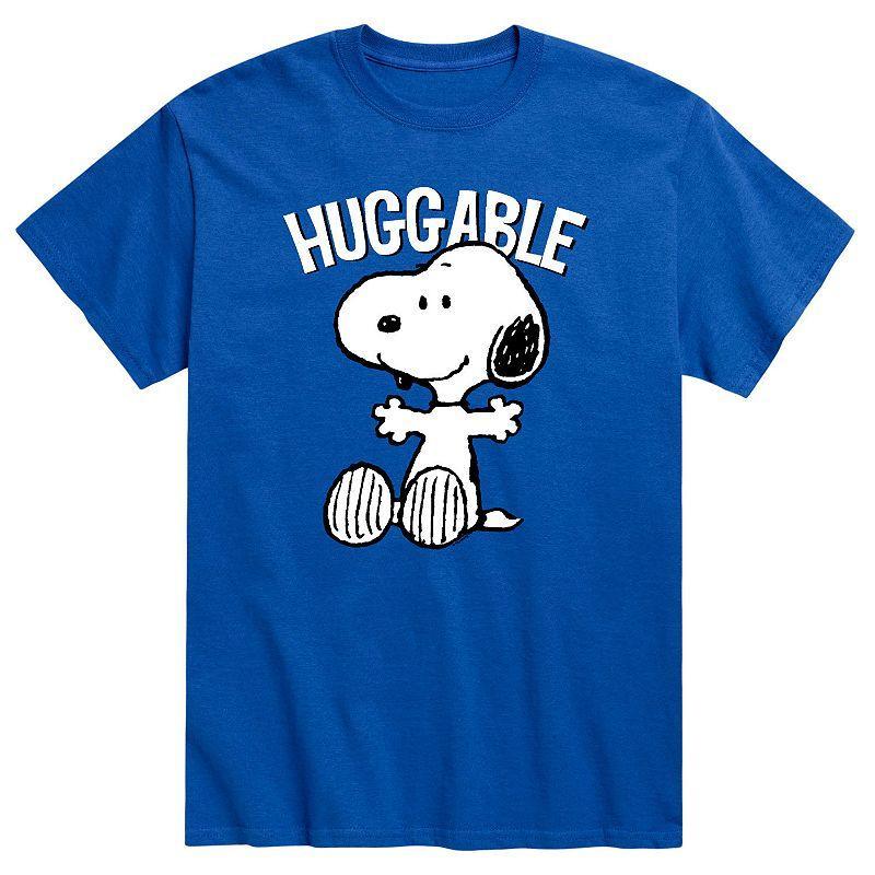 Mens Peanuts Snoopy Huggable Tee Blue Product Image