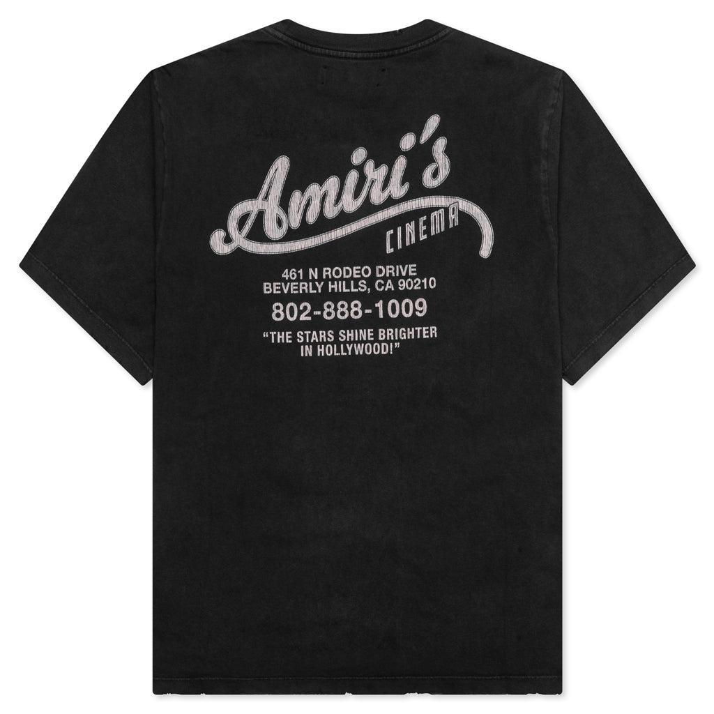 Amiri Cinemas Vintage Tee - Black Male Product Image