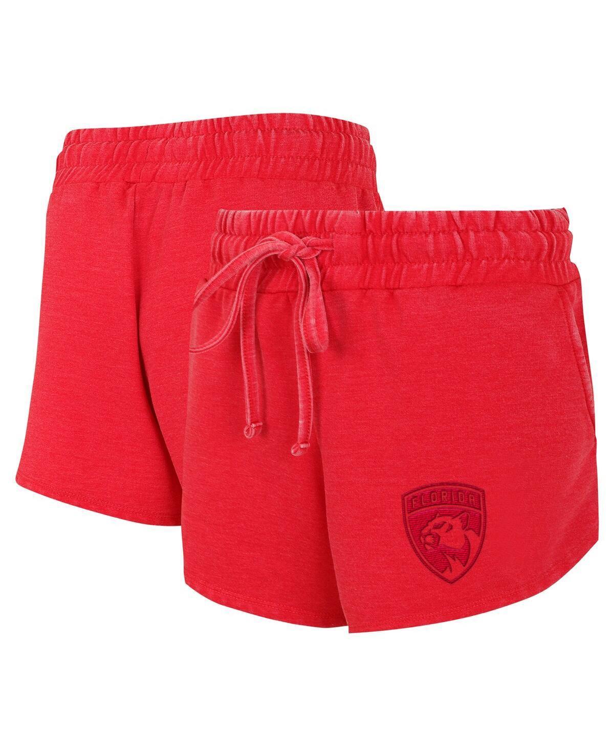 Womens Concepts Sport Red Florida Panthers Volley Fleece Shorts product image