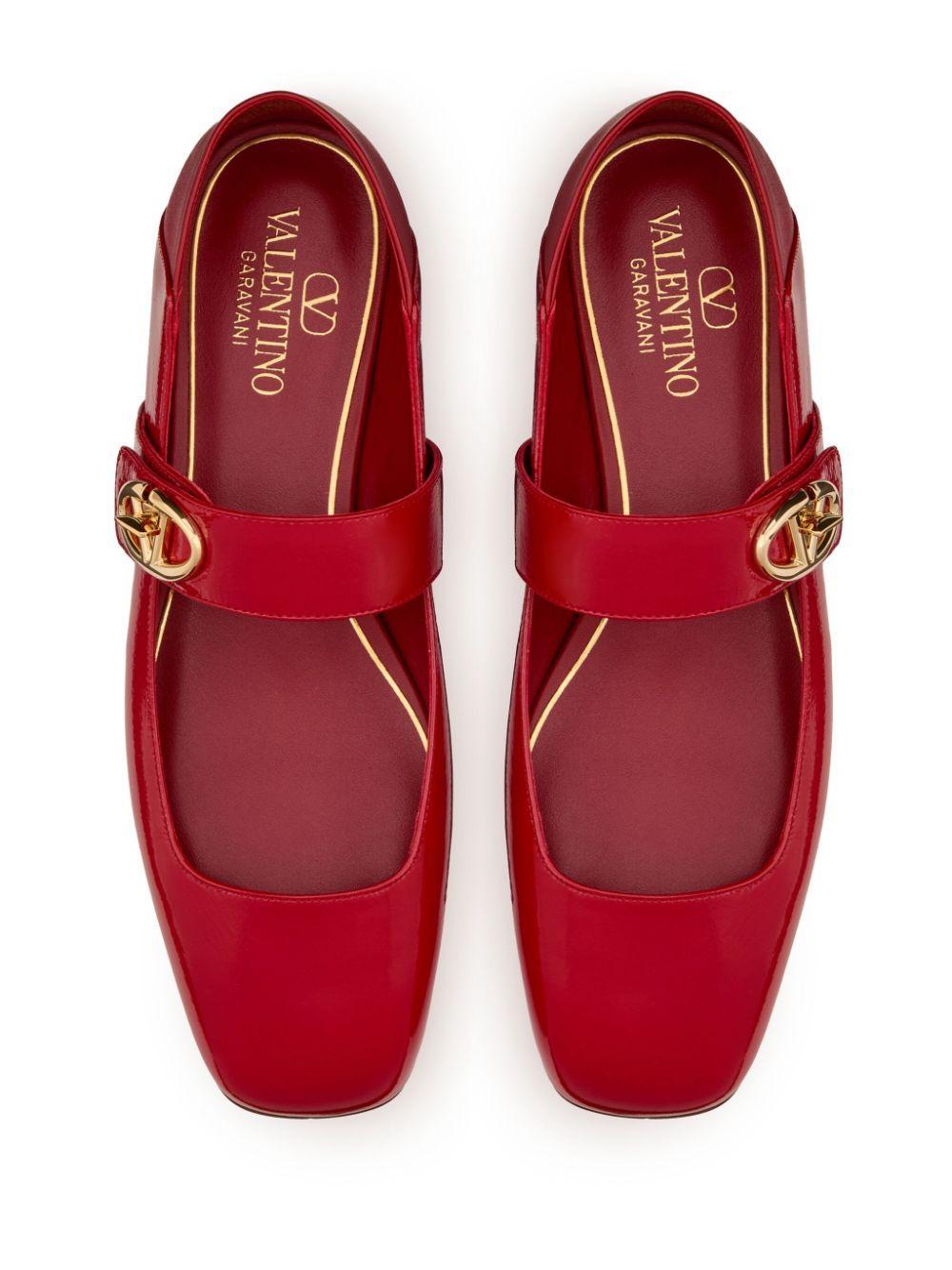 VLogo Locker Mary-Jane ballerina shoes Product Image