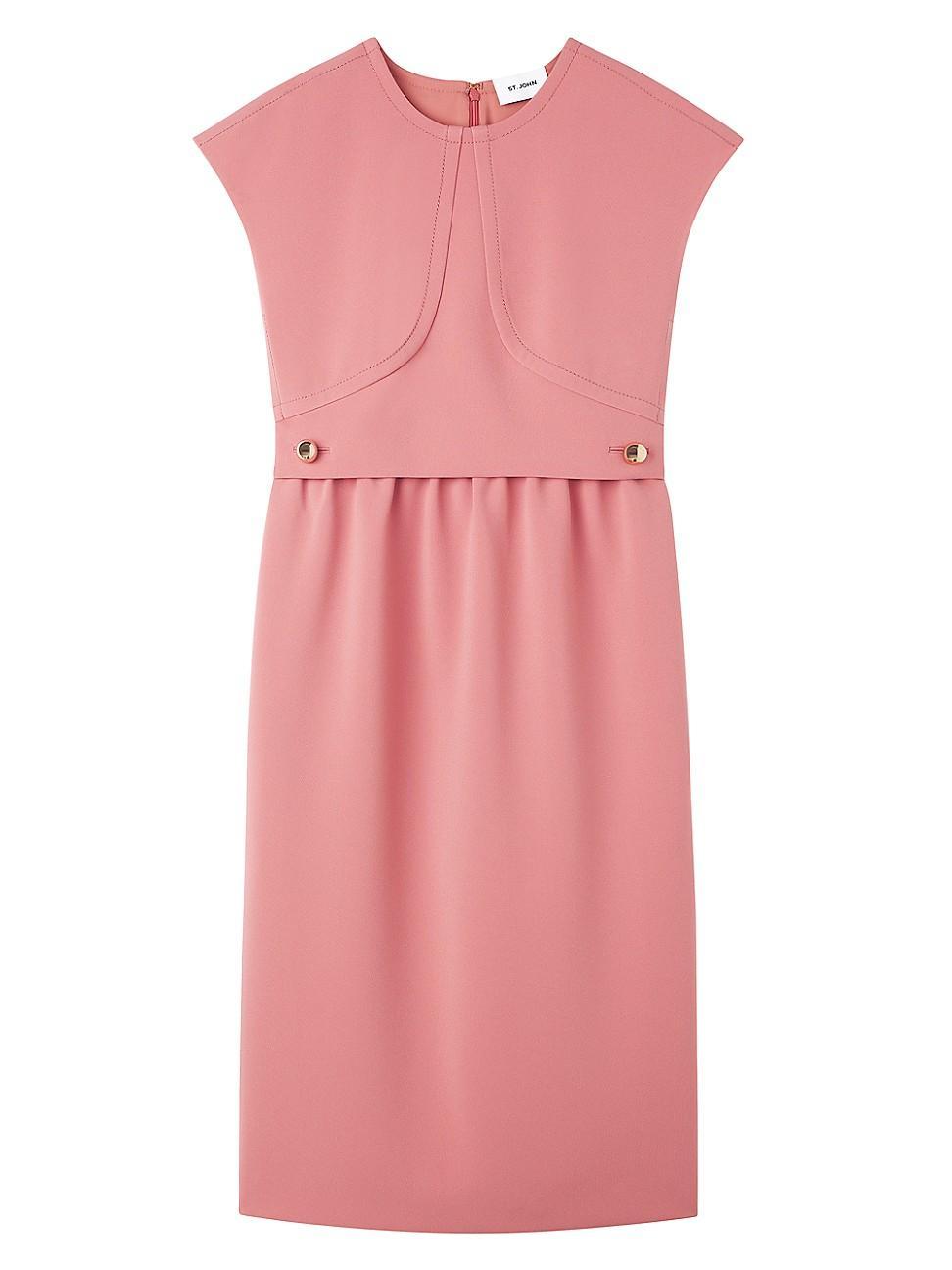 Womens Collection Line Sleeveless Cady Midi-Dress Product Image