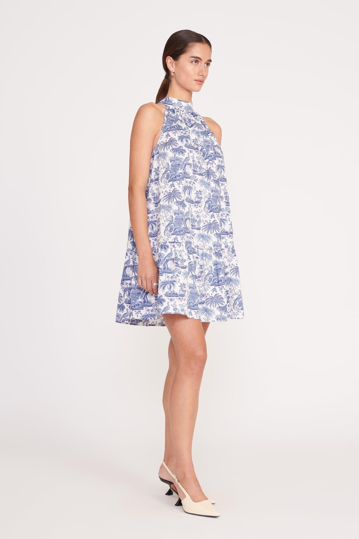 MINI MARLOWE DRESS | BLUE TOILE Product Image