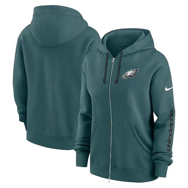 Womens Nike Midnight Philadelphia Eagles Phoenix Hoodie Full-Zip Sweatshirt Product Image