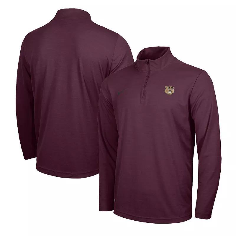 Mens Nike Maroon Minnesota Golden Gophers Team Intensity Performance Quarter-Zip Jacket Product Image