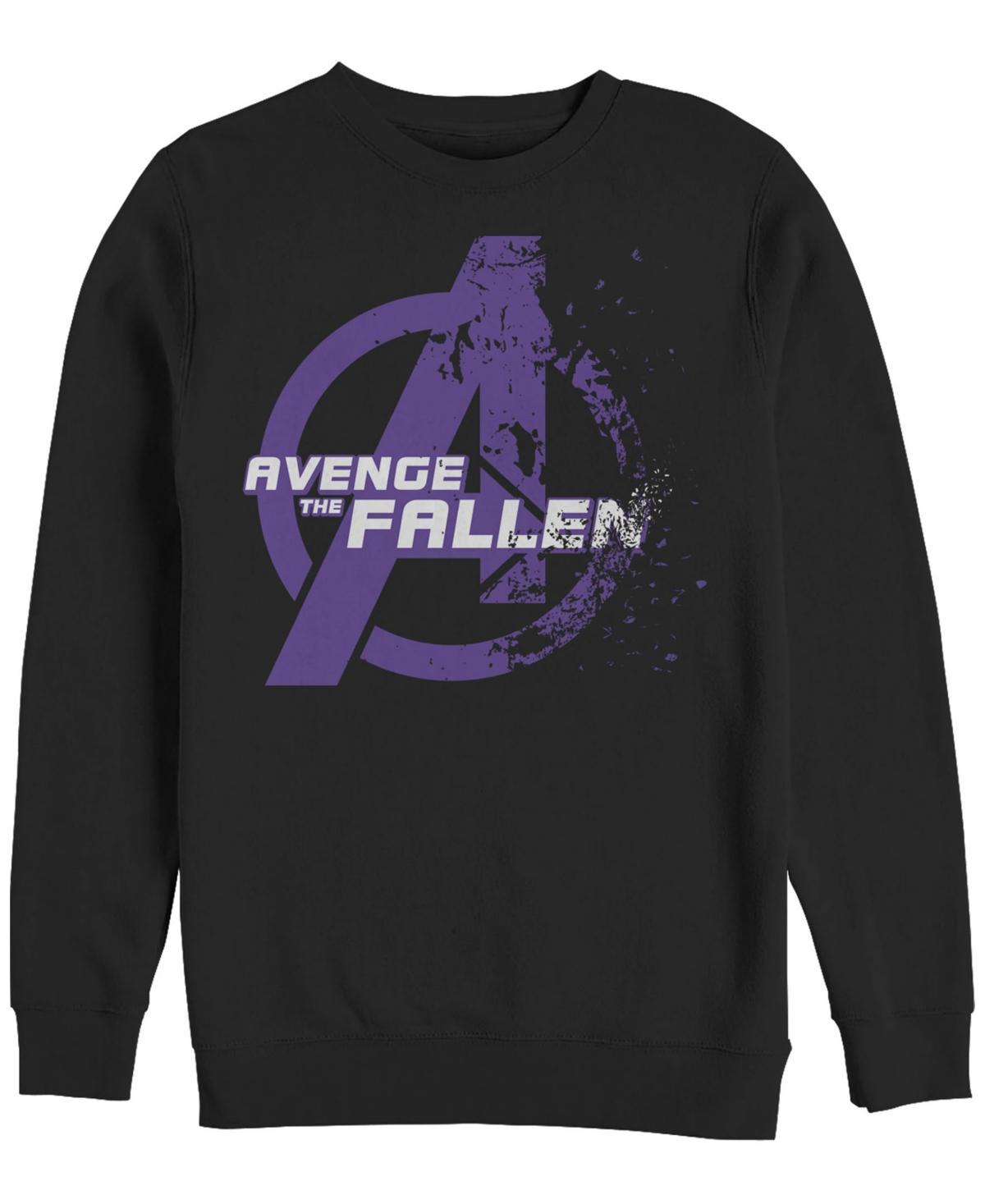 Marvel Mens Avengers Endgame Avenge the Fallen Logo, Crewneck Fleece Product Image