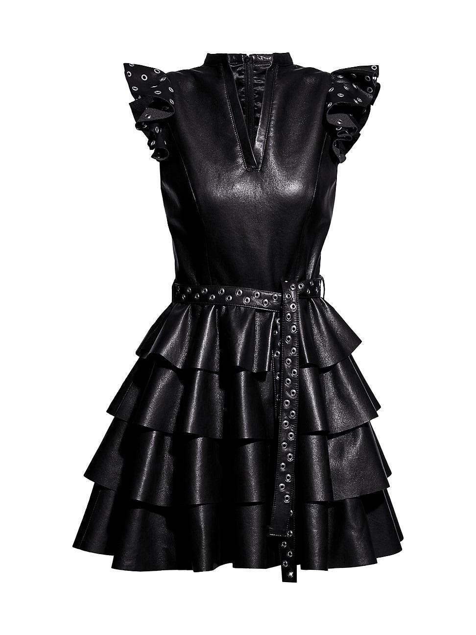 Womens Jude Recycled Leather Dress Product Image