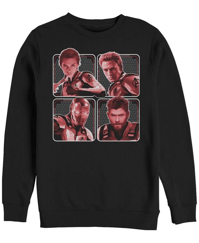 Mens Marvel Avengers Red Hue Portrait Panel Sweatshirt Product Image