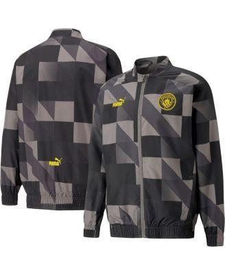 Men's Black Manchester City 2022/23 Pre-Match Full-Zip Jacket Product Image