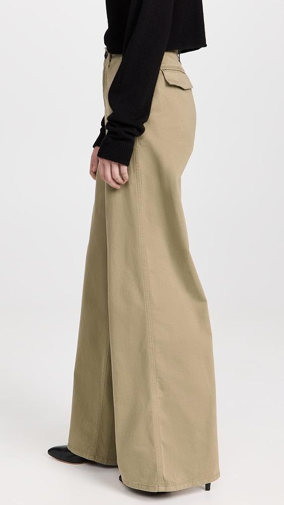 rag & bone Sofie Wide Leg Chino Pants | Shopbop Product Image