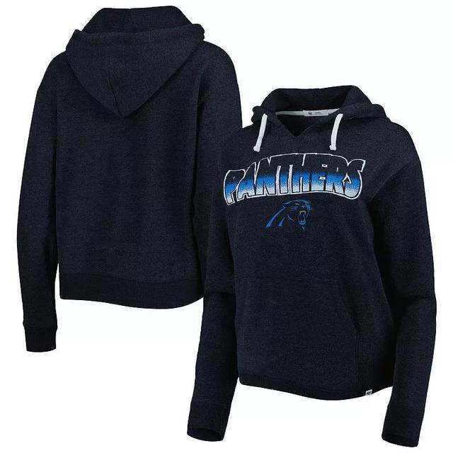 Womens 47 Carolina Panthers Color Rise Kennedy Notch Neck Pullover Hoodie Product Image