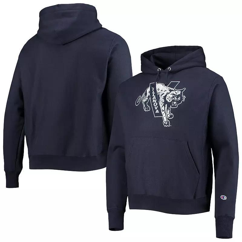 Mens Champion Navy Villanova Wildcats Vault Logo Reverse Weave Pullover Hoodie Product Image