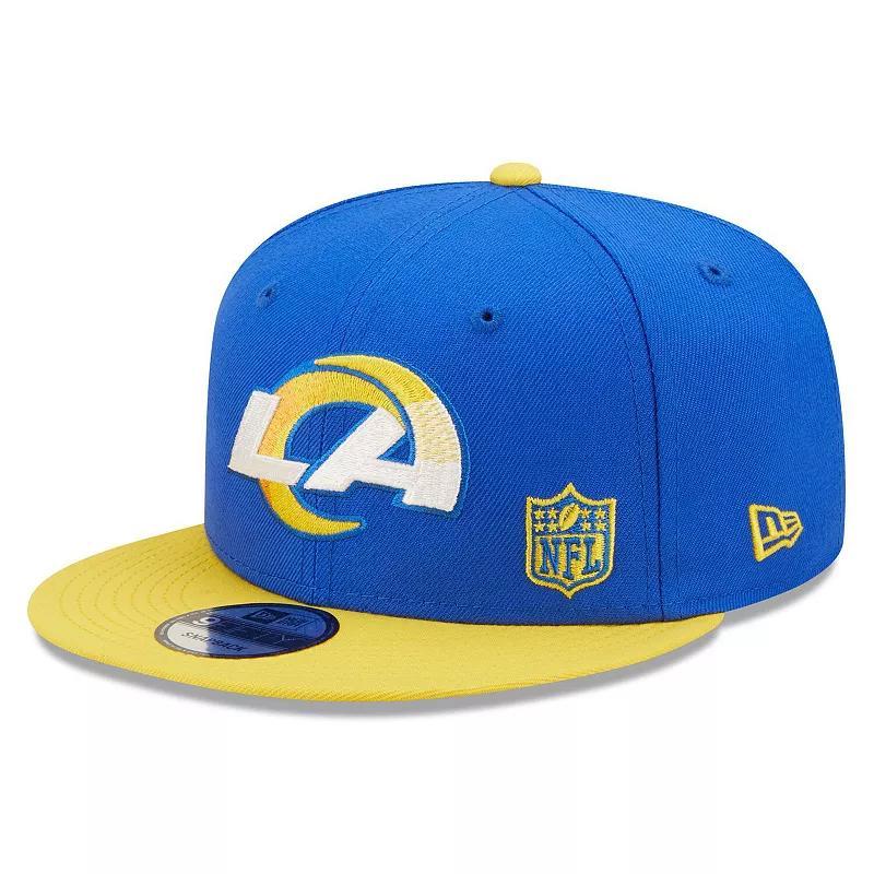 Mens New Era Royal/Gold Los Angeles Rams Flawless 9FIFTY Snapback Hat Product Image