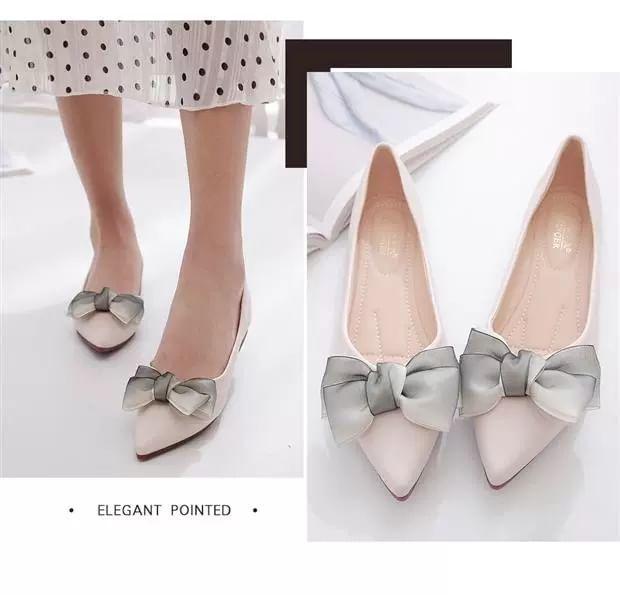 Bow Pointed Toe Flats product image