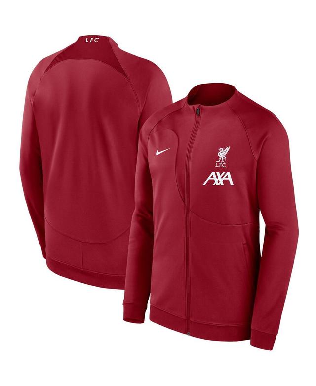 Mens Nike Red Liverpool Academy Pro Anthem Raglan Performance Full-Zip Jacket Product Image