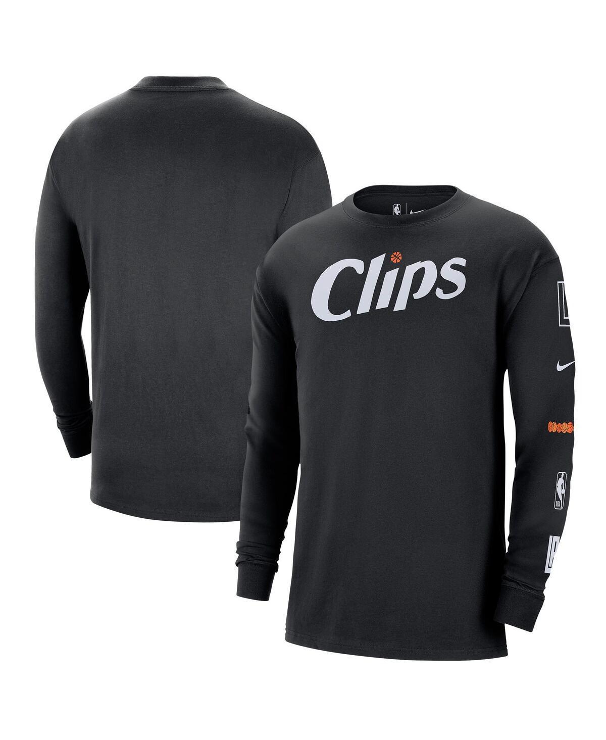 Mens Nike Black La Clippers 2023/24 City Edition Max90 Expressive Long Sleeve T-shirt Product Image