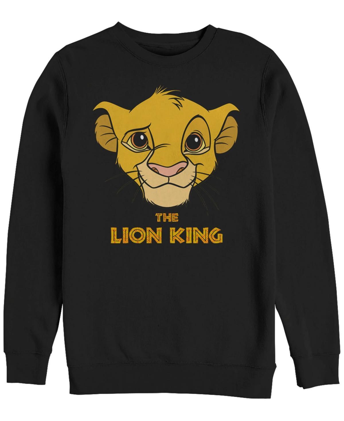 Mens Disneys The Lion King Young Simba Face Fleece Product Image