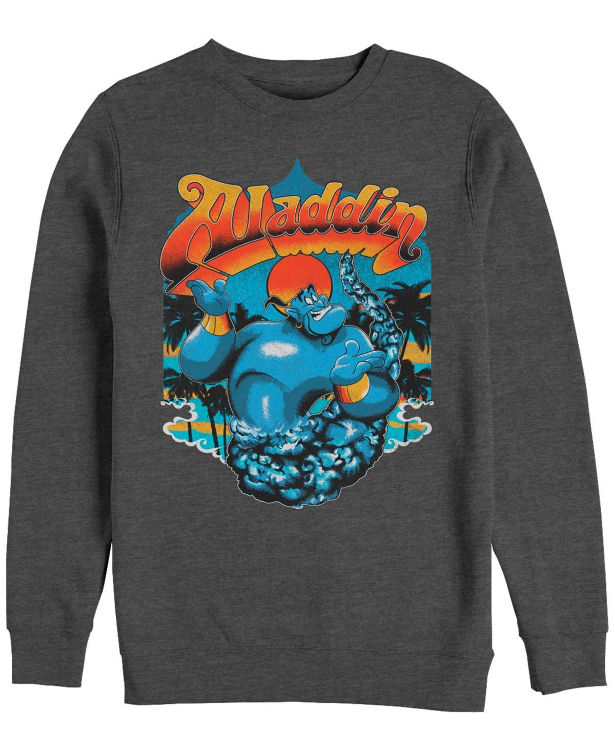 Juniors Disneys Aladdin Genie Shrug Vintage Style Fleece Sweatshirt, Girls Grey Heather Product Image