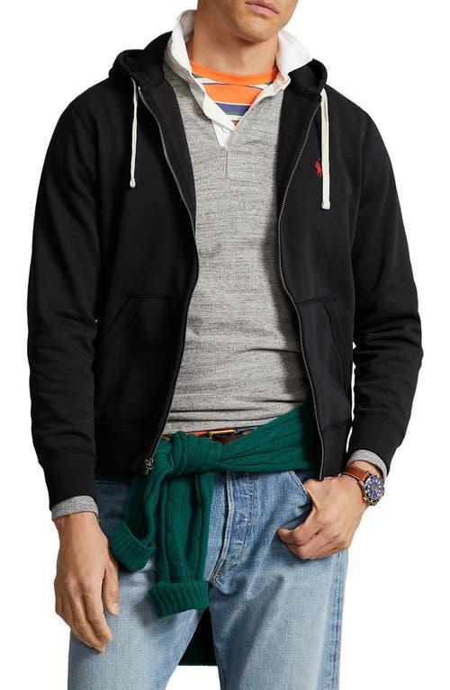 Polo Ralph Lauren Fleece Full-Zip Hoodie in Polo Black - Black. Size M (also in L, S, XL/1X). Product Image