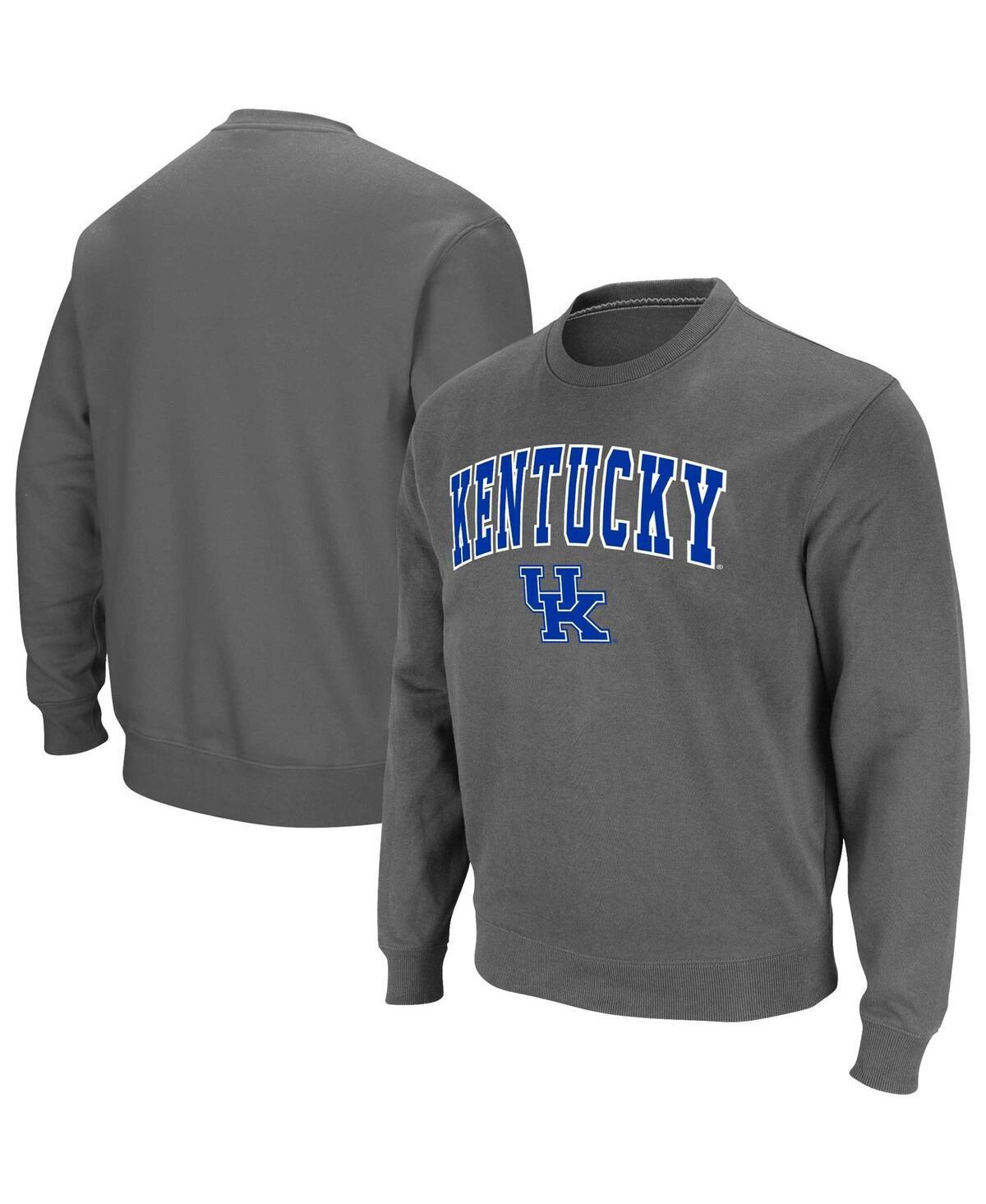 Colosseum Mens Kentucky Wildcats Arch & Logo Pullover Sweatshirt Product Image