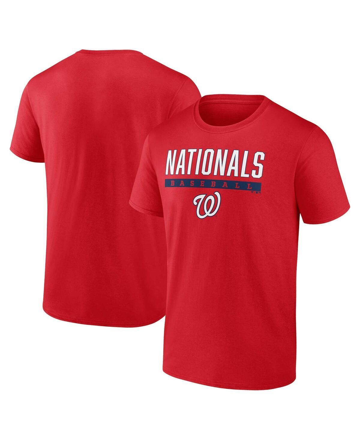 Mens Fanatics Red Washington Nationals Power Hit T-shirt Product Image