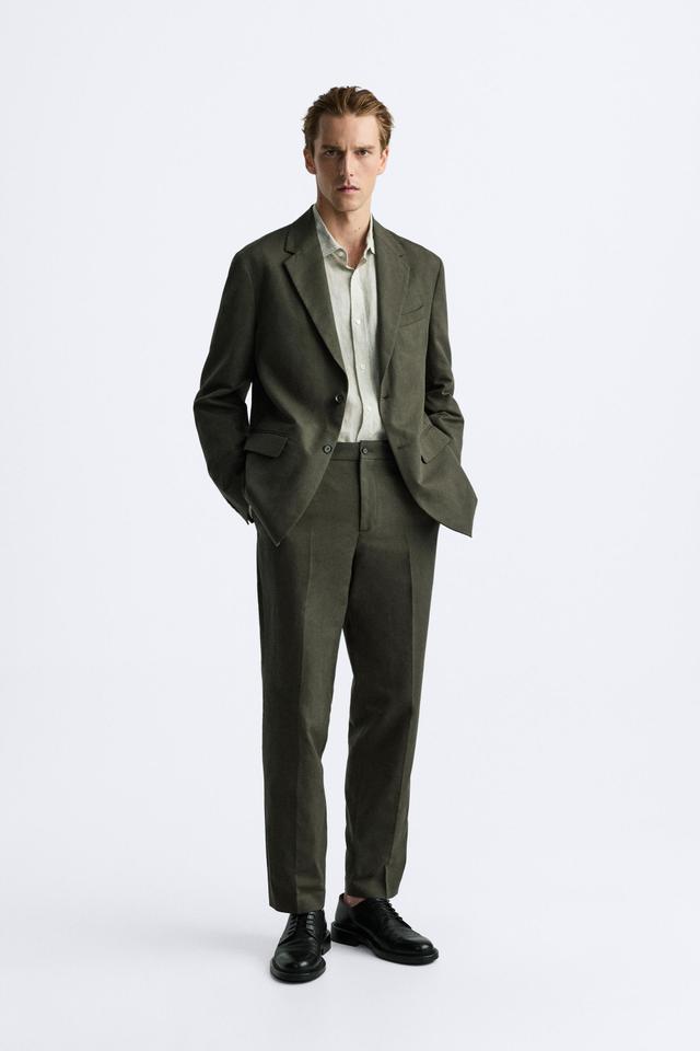 COTTON - LINEN SUIT PANTS Product Image