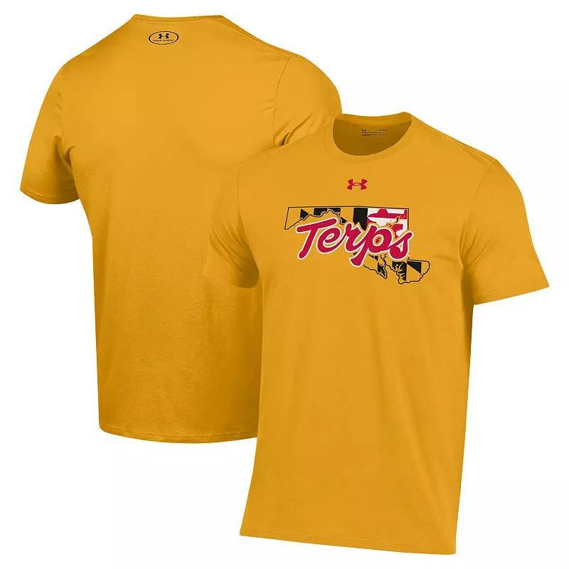 Mens Under Armour Maryland Terrapins Terps Pride Script T-Shirt Product Image