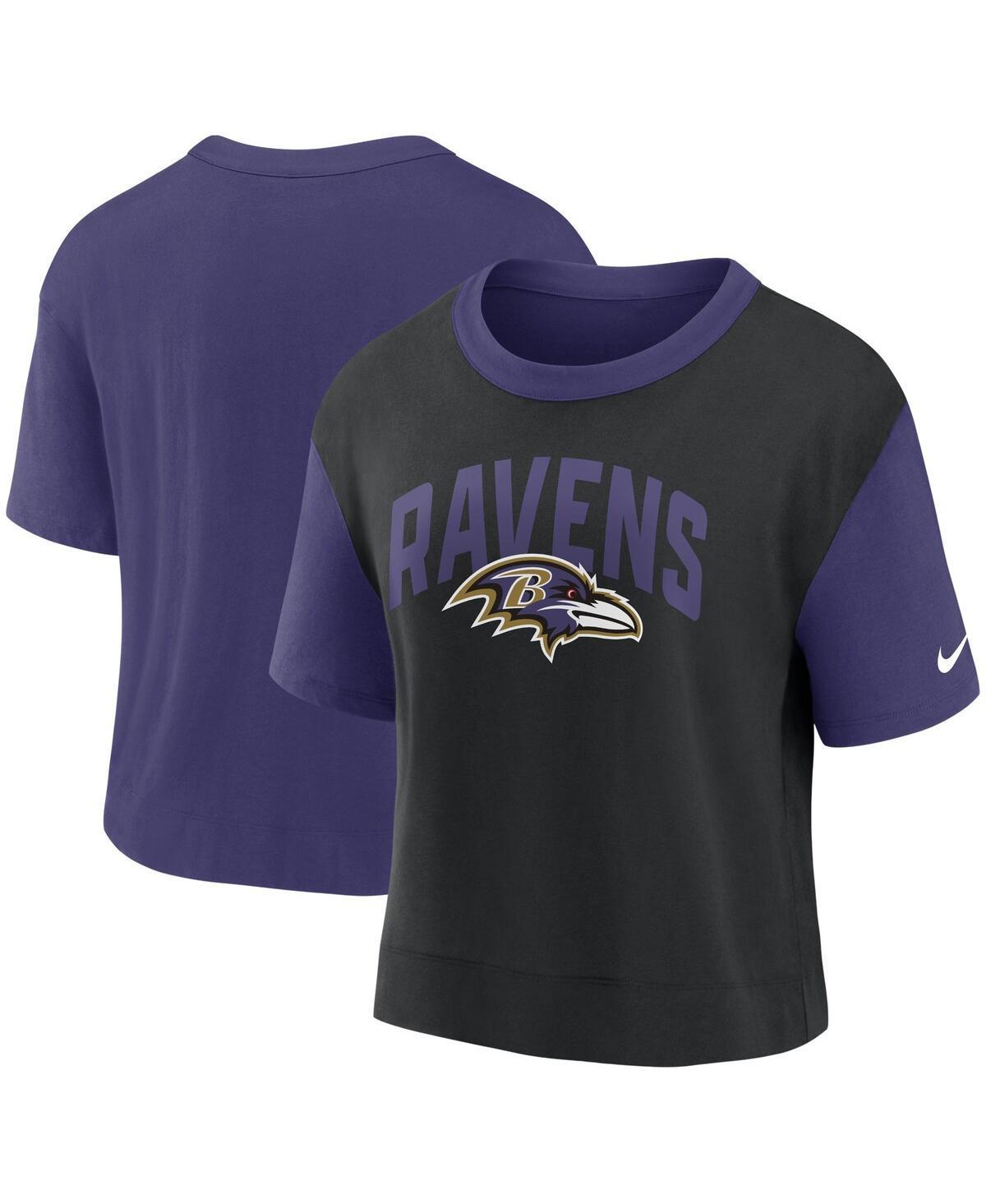 Nike Women's Fashion (NFL Baltimore Ravens) High-Hip T-Shirt Product Image