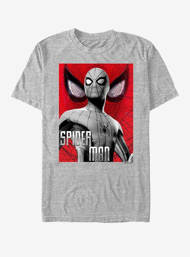 Marvel Spider-Man Far From Home Grey Spider T-Shirt Product Image