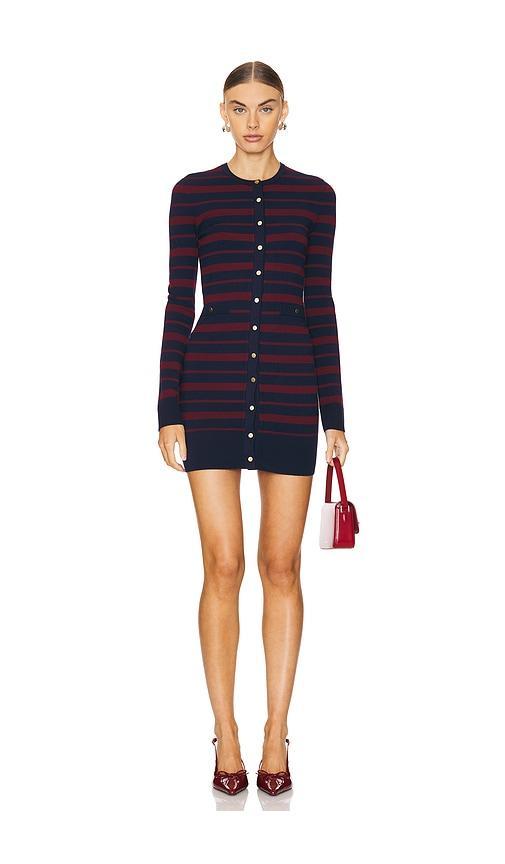 Lovers and Friends Alainna Striped Dress in Red & Navy Product Image