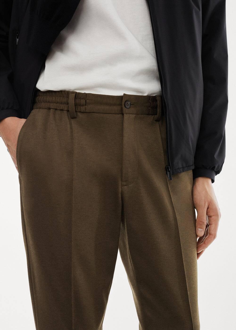 MANGO MAN - Crease-resistant slim-fit pants khakiMen Product Image