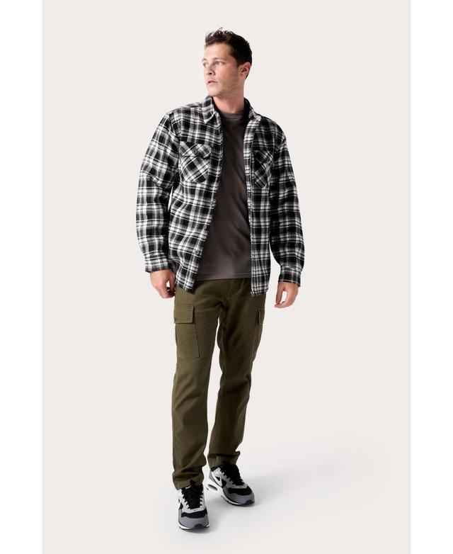 Expedition Sherpa Fleece Lined Mens Flannel Jacket Product Image