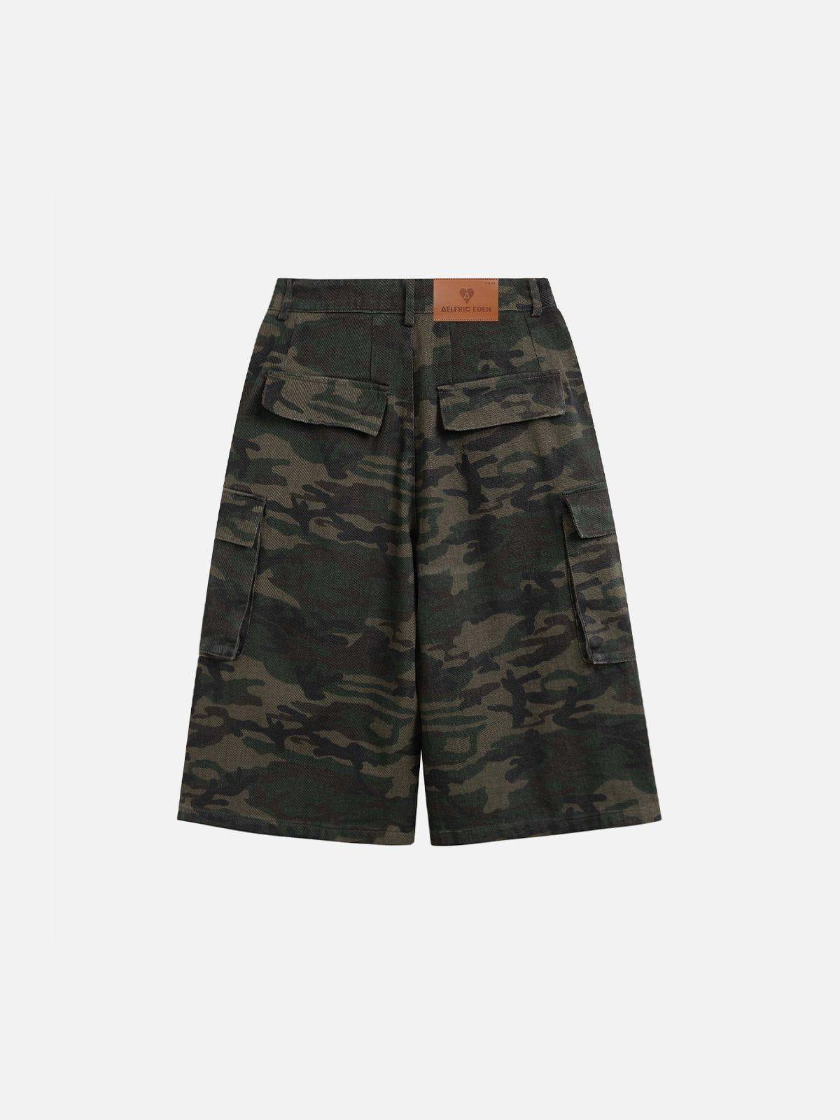 Aelfric Eden Camo Longline Cargo Shorts Product Image