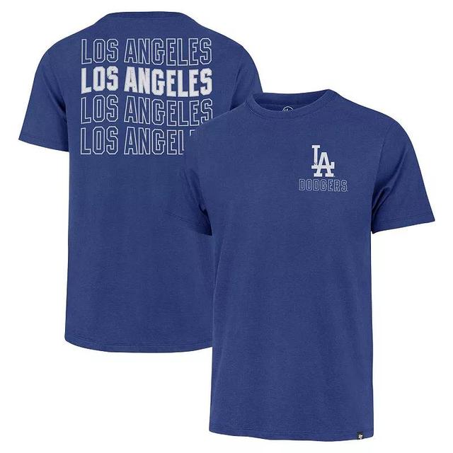 47 Brand Mens Royal Los Angeles Dodgers Hang Back Franklin T-Shirt Product Image