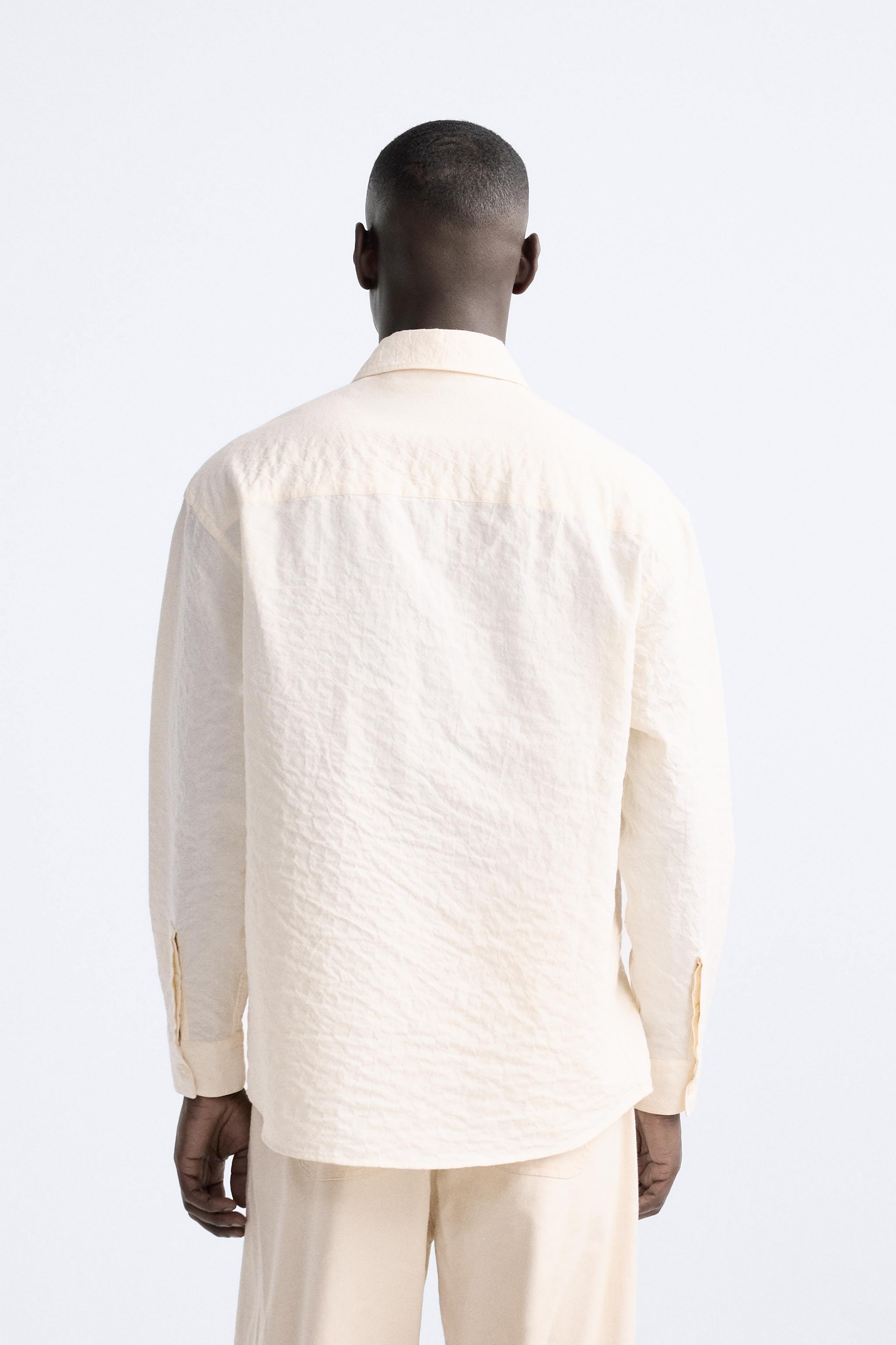 WRINKLED LOOK SHIRT Product Image