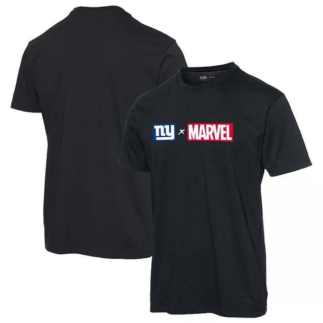 Mens Junk Food New York Giants Marvel Logo T-Shirt Product Image