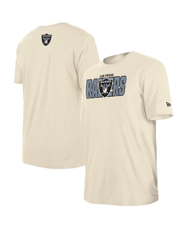 Mens New Era Cream Las Vegas Raiders 2023 NFL Draft T-Shirt Product Image